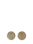 Wynonna Recycled Rustic Earrings Gold-Plated Accessories Jewellery Earrings Studs Gold Pilgrim