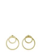 Zooey Recycled 2-In-1 Earrings Accessories Jewellery Earrings Hoops Gold Pilgrim