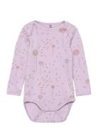 Sgbob Dandelion Ls Body Bodies Long-sleeved Purple Soft Gallery