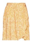 Slfjalina Hw Short Wrap Skirt M Kort Nederdel Multi/patterned Selected Femme