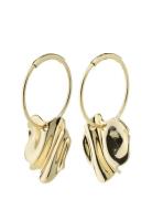 Em Wavy Hoop Earrings Accessories Jewellery Earrings Hoops Gold Pilgrim