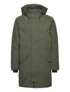 Kenny Usx Parka 5 Parka Jakke Khaki Green Didriksons