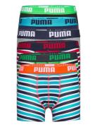 Puma Boys Basic Boxer Printed Strip Night & Underwear Underwear Underpants Multi/patterned PUMA