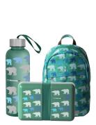 Purenorway Junior Kitt Isbjørn Accessories Bags Backpacks Green Magic Store