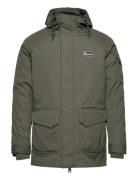 Penfield Reverse Badge Fishtail Parka With Removeable Liner Parka Jakke Green Penfield