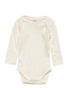 Rib Jersey Long Sleeve Body Bodies Long-sleeved Cream Copenhagen Colors