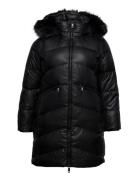 Essential Real Down Coat Inclu Foret Jakke Black Calvin Klein