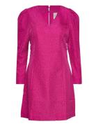 Yascrinkle 7/8 Dress Kort Kjole Purple YAS