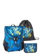 Lego® Easy School Bag 3 Pcs. Set Accessories Bags Backpacks Blue Lego Bags