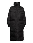 W. Balloon Sleeve Puffer Coat Foret Jakke Black Svea