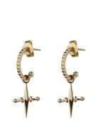 The Mini Cross Hoops-14K Gold Accessories Jewellery Earrings Hoops Gold LUV AJ