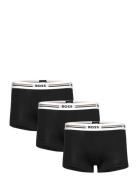 Trunk 3P Revive Boxershorts Black BOSS