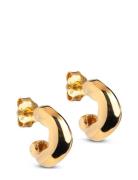 Hoops, Gianna Small Accessories Jewellery Earrings Hoops Gold Enamel Copenhagen