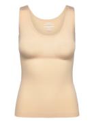 Magic Distinguished Tanktop Lingerie Shapewear Tops Beige Magic Bodyfashion