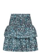 Mary Skirt Kort Nederdel Blue Fabienne Chapot