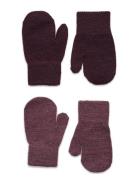 Magic Glitter Mittens 2-Pack Accessories Gloves & Mittens Mittens Purple CeLaVi