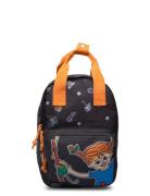 Pippi Small Backpack With Front Pocket Accessories Bags Backpacks Multi/patterned Pippi Langstrømpe