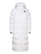 Tjw Alaska Long Puffer Foret Jakke White Tommy Jeans