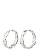 Julita Recycled Hoop Earrings Accessories Jewellery Earrings Hoops Silver Pilgrim