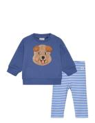 Set Sweatshirt Leggings Dog Sets Blue Lindex