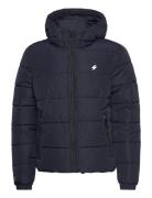 Hooded Sports Puffr Jacket Foret Jakke Navy Superdry