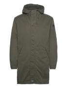 Maxi Anorak Parka Jakke Khaki Green R-Collection