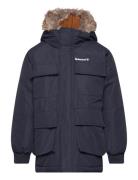 Hooded Parka Parka Jakke Navy Timberland