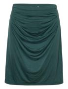 Cupro Skirt Kort Nederdel Green Rosemunde