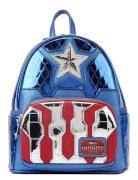 Funko! Loungefly Mini Backpack 2 Shine Captain Ame Accessories Bags Backpacks Blue Funko