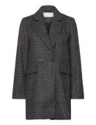 Viley Wool Blazer Jacket/Su - Noos Uldjakke Jakke Black Vila