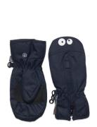 Mittens W. Zipper Accessories Gloves & Mittens Mittens Black Color Kids