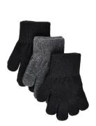 Magic Gloves 3 Pack Accessories Gloves & Mittens Mittens Black Mikk-line
