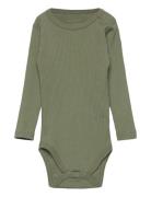 Berry - Bodysuit Bodies Long-sleeved Green Hust & Claire