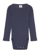 Woolly Body Bodies Long-sleeved Navy Müsli By Green Cotton