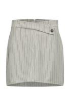 Kathrinekb Skirt Kort Nederdel Grey Karen By Simonsen