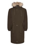 Over D 2 In 1 Down Parka Parka Jakke Khaki Green GANT