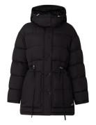 Viveka Recycled Polyester Down Parka Outerwear Parka Coats Black Lexington Clothing