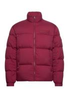 New York Gmd Down Puffer Jacket Foret Jakke Burgundy Tommy Hilfiger