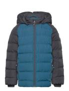 Ski Jacket - Quilt -Contrast Foret Jakke Blue Color Kids