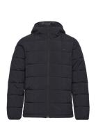 Go Anywear? Quilted Padded Jacket - Foret Jakke Black Knowledge Cotton Apparel