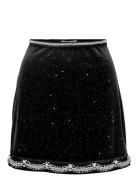 Marina Skirt Kort Nederdel Black Love Lolita