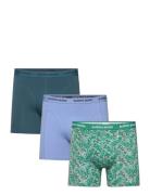 Cotton Stretch Boxer 3P Boxershorts Blue Björn Borg