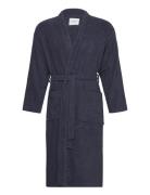 Jacsolid Bathrobe Morgenkåbe Badekåbe Navy Jack & J S