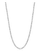 Men's Silver Figaro Chain In 3Mm Halskæde Smykker Silver Nialaya