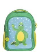 Bolibompa - Backpack With Reflecting Stars Accessories Bags Backpacks Green Bolibompa