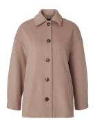 Sawyer Cashmere Blend Jacket Uldjakke Jakke Beige Lexington Clothing