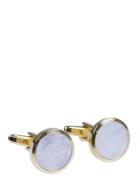 Mother Of Pearl Cuff Links Manchetknapper Gold Portia 1924