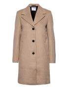 Slfnew Sasja Wool Coat B Noos Outerwear Coats Winter Coats Beige Selected Femme
