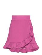 Kogliz Frill Skirt Jrs Dresses & Skirts Skirts Short Skirts Pink Kids Only