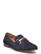 Loafer Loafers Flade Sko Navy Gabor